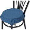 Melange Runde Jacquard Kissen mit Herz