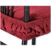 Melange Runde Jacquard Kissen mit Herz