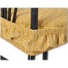 Melange Runde Jacquard Kissen mit Herz