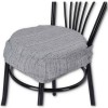 Melange Runde Jacquard Kissen mit Herz