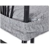 Melange Runde Jacquard Kissen mit Herz