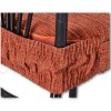 Melange Runde Jacquard Kissen mit Herz
