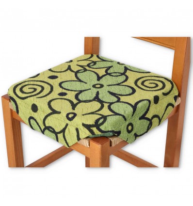 Daisy cushion chair covers with flaps