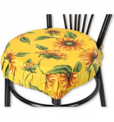 Gransole cuscino coprisedia ROTONDO con fascia elastica