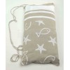 Toalla de mar FOUTA para COT 75x195 cm. Con pillow MARINE