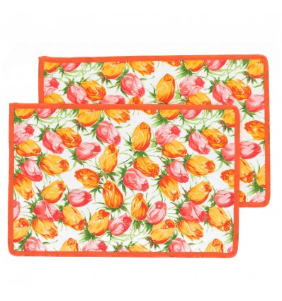 American placemats set 2 pieces TULIPANI