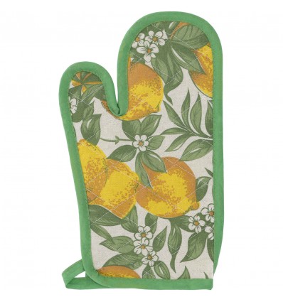 Backofenhandschuh 32x17 cm. ZITRONEN