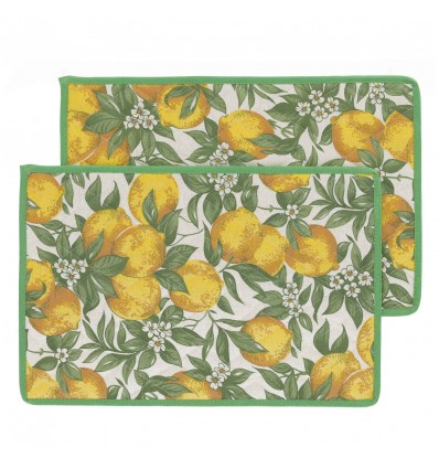 Amerikanische Tischsets Set von 2 Stück LIMONI
