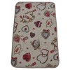Cuori Non-slip rug 53 cm wide and gobelin various sizes