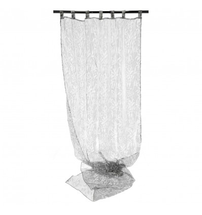 Semi-transparent curtain for interior French doors FIORI