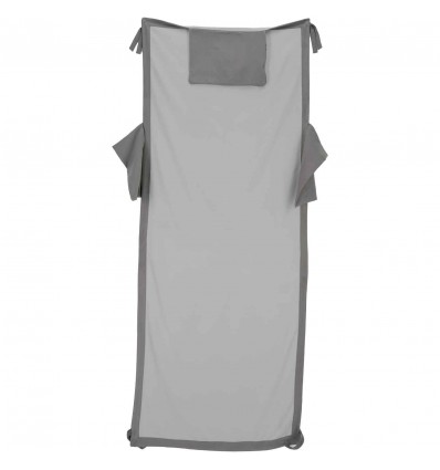 Comodo Mikrofaser-Handtuch für Liegestühle mit Seite Taschen 70 x 185 cm