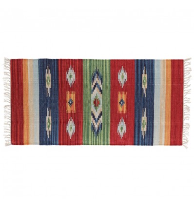 Alfombra KILIM con flecos