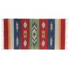KILIM rug with fringes