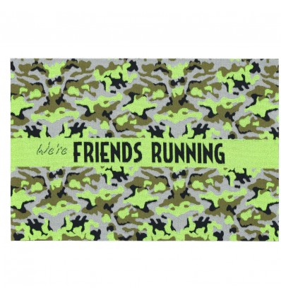 Entrance mat towel dryer 40x60 cm. FRIENDS RUNNING