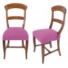 Italiano Paire de housses de chaises siège