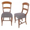 Italiano Paire de housses de chaises siège