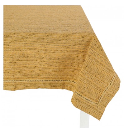 Melange nappe ovale nappes jacquard 180 X 240 cm.