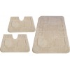 *Carezza parure tappeti bagno 3 pz