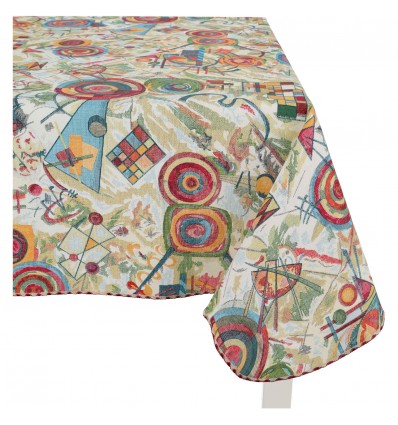 Picture resinated tablecloth various sizes