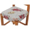 Padded chair cover cushion with gobelin fins ROSETO DELUXE
