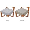 Seat cover cushion with removable cover with CHIFFON fins