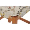 Cushion upholstered and removable chair cover JAMAICA LUXORY