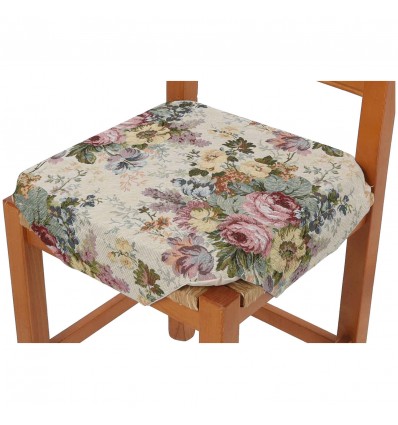 Padded chair cover cushion with AURORA fins