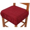 Coussin de housse de chaise rembourré et amovible avec bande élastique CARTIERE