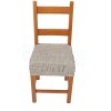 Coussin de housse de chaise rembourré et amovible avec bande élastique CARTIERE