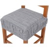 Padded and removable chair cover cushion with CARTIERE elastic band