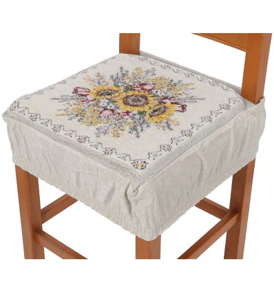 Housse de siège Chenille avec bande élastique SUNLIGHT