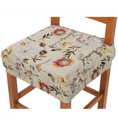 Cojín de funda de silla acolchada con banda elástica JAMAICA LUXORY