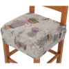 Cuscino coprisedia sfoderabile con fascia elastica LAVANDA LUXORY