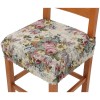 Kitchen chair cushion with elastic band AURORA