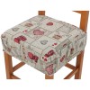 Coussin de housse de chaise lavable avec bande élastique CAL T ROSSO LUXORY
