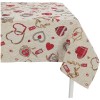 Housse de nappe Jacquard en mélange de coton LOVE LUXORY