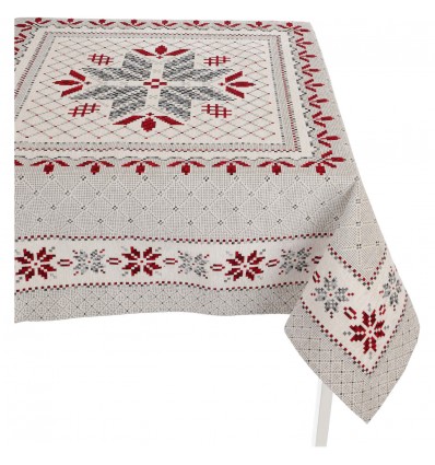 Tovaglia piazzata in ciniglia copritavolo jacquard TRICOT