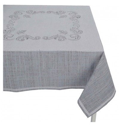Jacquard tablecloth placed in chenille CHIFFON