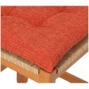 Intreccio chenille jacquard pillow SOFTIE with laces