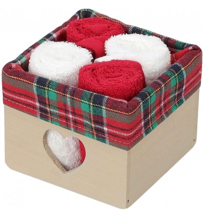 Lavabos de salle de bain 30x30 cm. avec panier set 4 pcs. RIDEAU