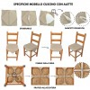 Cojín lavable de la funda del asiento con aletas INCANTO