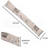 Paraspiffero lungo 110 cm. imbottito e sfoderabile SHABBY CUORE