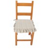 Coussin de chaise avec RUFFLE et cordon MELANGE