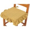 Chair cushion with RUFFLE and drawstring MELANGE