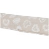 Washable and removable draught guard 110 cm. WHITE HEARTS