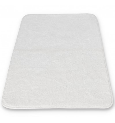 Tappeto bagno puro cotone LISCIO BLANC