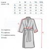 Accappatoio classico in spugna cotone MERENGUE