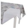Nappe plastifiée transparente h 140 cm. par mètre CRISTAL
