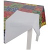 Nappe plastifiée transparente h 140 cm. par mètre CRISTAL