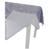 Transparent plasticized tablecloth h 140 cm. per meter CRISTAL